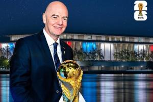 42隊(duì)直通美加墨+附加賽定6席，12.6抽簽分12組，前二+8個(gè)第三出線