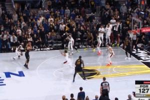 可惜！庫里三分不中 追夢前場籃板給庫里依舊不中 勇士不敵開拓者