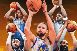 單場10+三分場次排行！庫里27次斷檔領先 克萊9次排第二