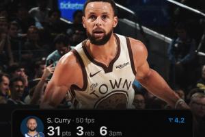 V型變化！庫里過去6場得分：46、49、9、34、38、31分