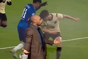 ??亨利講解庫巴西失誤：他側(cè)身跑時(shí)已經(jīng)死了，這咋防埃斯特旺？