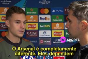 基米希：對陣巴黎更像是足球比賽 阿森納更依賴定位球+喜歡打長傳