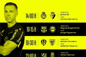 西甲明日比賽裁判：奧爾蒂斯執(zhí)法巴薩，維克托·加西亞執(zhí)法馬競