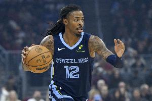 連續(xù)第7場休戰(zhàn)！莫蘭特出戰(zhàn)時灰熊182勝137負 缺陣時81勝94負