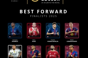 環(huán)足獎年度最佳前鋒最終候選：登貝萊、凱恩、姆巴佩、亞馬爾在列