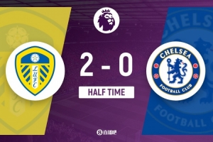 半場-切爾西暫0-2利茲聯(lián) 田中碧英超首球埃斯特旺染黃