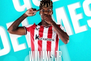 連過3人小角度爆桿！官方：尼科·威廉姆斯獲西甲11月最佳進(jìn)球