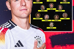 克羅斯評最佳11人：梅羅、大小羅四大攻擊手，齊祖、魔笛坐鎮(zhèn)中場