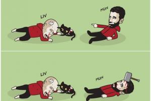 ??難兄難弟！曼聯(lián)利物浦同樣1-1、近5輪1勝，同分排名第八第九