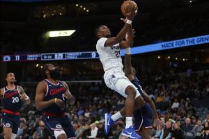 用楊瀚森+3個簽換來的！灰熊菜鳥科沃德18中10砍23+14+5 率隊(duì)沉船