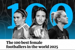 衛(wèi)報(bào)評(píng)2025女足百大球星：邦馬蒂、卡爾登泰、魯索前三