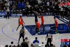 背靠背延續(xù)昨日狀態(tài)？濃眉開場翻身跳投直接三不沾 昨天9中1得2分