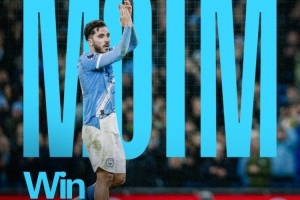 助攻雙響！謝爾基當(dāng)選對(duì)陣桑德蘭一役曼城隊(duì)內(nèi)最佳球員