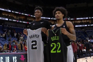 【菜鳥】奎因33分10板10助4帽驚為天人 高級貨哈珀22分6助+準絕殺