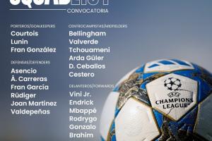 明晨戰(zhàn)曼城！皇馬大名單：姆巴佩帶傷入選卡馬文加缺席，后衛(wèi)6人