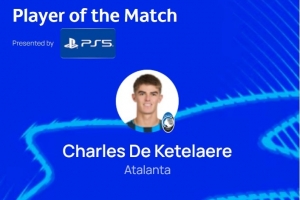 傳射建功！德凱特拉雷當(dāng)選亞特蘭大2-1切爾西全場(chǎng)最佳球員