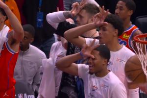 ??還敢還手？雷霆最后100秒轟了4個三分 分差直接來到26！