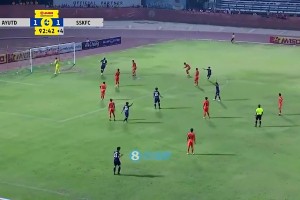 什么水平？泰國球員上演壓哨驚天烏龍絕殺??