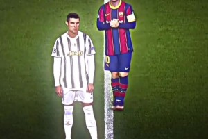 梅羅最后一次在歐冠相遇，開場前都不經(jīng)意地看向彼此