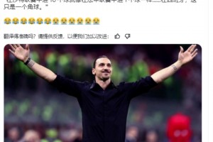 伊布：在沙特聯(lián)進10個球就像在法甲進1個球一樣??