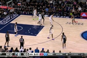 把自己投死???文班亞馬末節(jié)關(guān)鍵時(shí)刻，連續(xù)硬投4記三分全丟