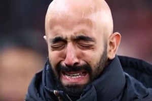 阿莫林“失聲痛哭”??這頭發(fā)掉完都要變成滕哈赫同款光頭了