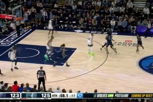 把自己拉出會議室！莫蘭特關(guān)鍵時刻先是逆天拉桿扳平，隨后迎著戈貝爾高拋準(zhǔn)絕殺