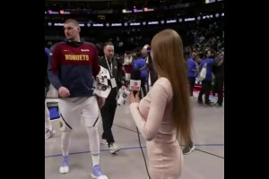 周玲安采訪約老師！約基奇在線拉票：很開心中國球迷們喜歡我