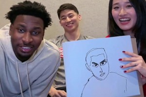 照自己畫的嗎??河村勇輝手繪櫻木花道，大家覺得像嗎？