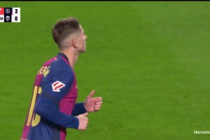 庫巴西長傳送助攻！費爾明停球推射得手！巴薩24分鐘4-0瓦倫！