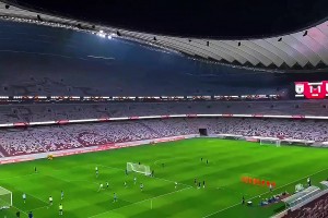 西安國(guó)際足球中心，能在看球真爽啊??