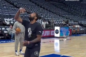 歐文球館內日常訓練 這上籃手活可真是好