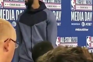 心碎了??！濃眉此前曾在大庭廣眾下“表白”老詹：我愛你！