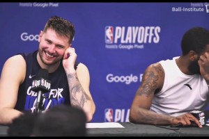 本來(lái)也許能成為最好的后場(chǎng)二人組！歐文和東契奇之間深厚的友誼！