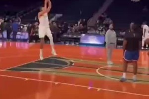 這么多年都沒練出來！本賽季本西投籃賽前訓練曾中投8中0??