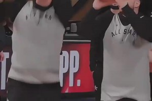 這倆有點太曖昧了！約基奇和東契奇的“幼稚園”時刻！