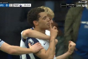 熱刺再下一城！孫興慜禁區(qū)內(nèi)再送助攻！約翰遜推射破門雙響！