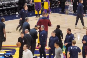 兩位胖胖擁抱！約基奇賽前找到東契奇相擁寒暄！