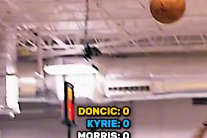 進攻高手！獨行俠此前隊內(nèi)單挑賽，歐文戰(zhàn)勝東契奇拿下冠軍腰帶！