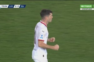 米蘭5分鐘2球扳平比分！普利西奇造點(diǎn)親自主罰命中！