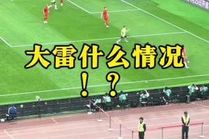 現(xiàn)場(chǎng)球迷看到王大雷黃油手失誤：王大雷！哎！