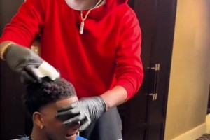 湖蜜賽前P圖東契奇剃頭愛德華茲 結果G1輸了……??????