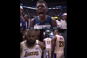 氣勢兩極化了！3-1后，華子怒吼慶祝，東詹黯然離場