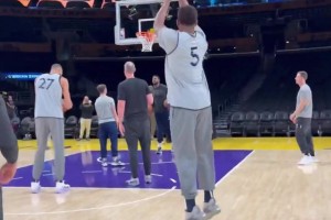 準備好了！愛德華茲G5賽前三分訓練 一分半鐘一球不丟??