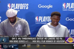 愛德華茲：大家都說湖人5場晉級，結(jié)果我們5場淘汰了他們！