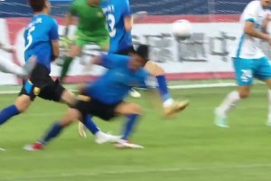 足協(xié)杯賽場再現(xiàn)門線懸案！這球是否為漏判罰點球？