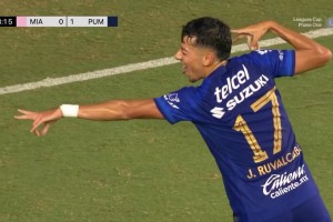 逆天后防！邁阿密后防集體走神！維特傳中魯瓦爾卡凌空斬破門！