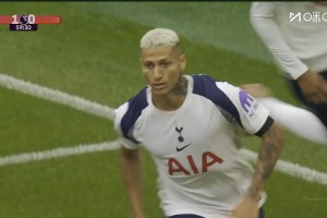 【集錦】英超-理查利森倒鉤+雙響新援庫(kù)杜斯2助攻 熱刺3-0伯恩利