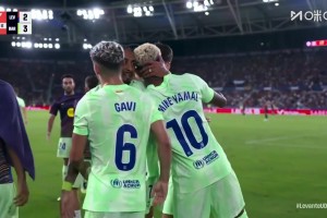 巴薩讓二追三反超比分！亞馬爾補時傳中萊萬特中衛(wèi)自擺烏龍送絕殺