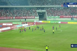 下半場淮安隊搶開局擴大比分！趙旭旸頭球梅開二度